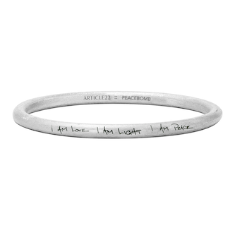 Mantra Bangles - Sterling Silver - Sustainable & Ethical Laotian Jewelry