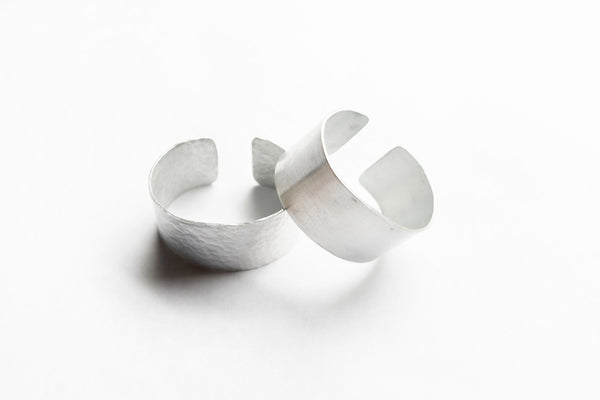 Handcrafted Recycled Aluminum Cuff with Smooth Finish - Embrace a clean and classy look with this smooth finish cuff.