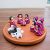 Enchanting Handcrafted Fair Trade Colorful Terracotta Nativity Scene: A Touch of Guatemalan Charm for Your Holiday Décor**