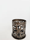 Handcrafted Recycled Steel Votive Candle Holder - Illuminate your home with the warm glow of candlelight and sustainable style.