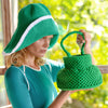 Petite Naga Macrame Bucket Bag, in Green - Eco-friendly & Fair Trade