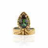 Embrace Abundance & Positivity: RAJAH Ring - Mystic Topaz Statement Jewelry (Eco-friendly, Handmade)