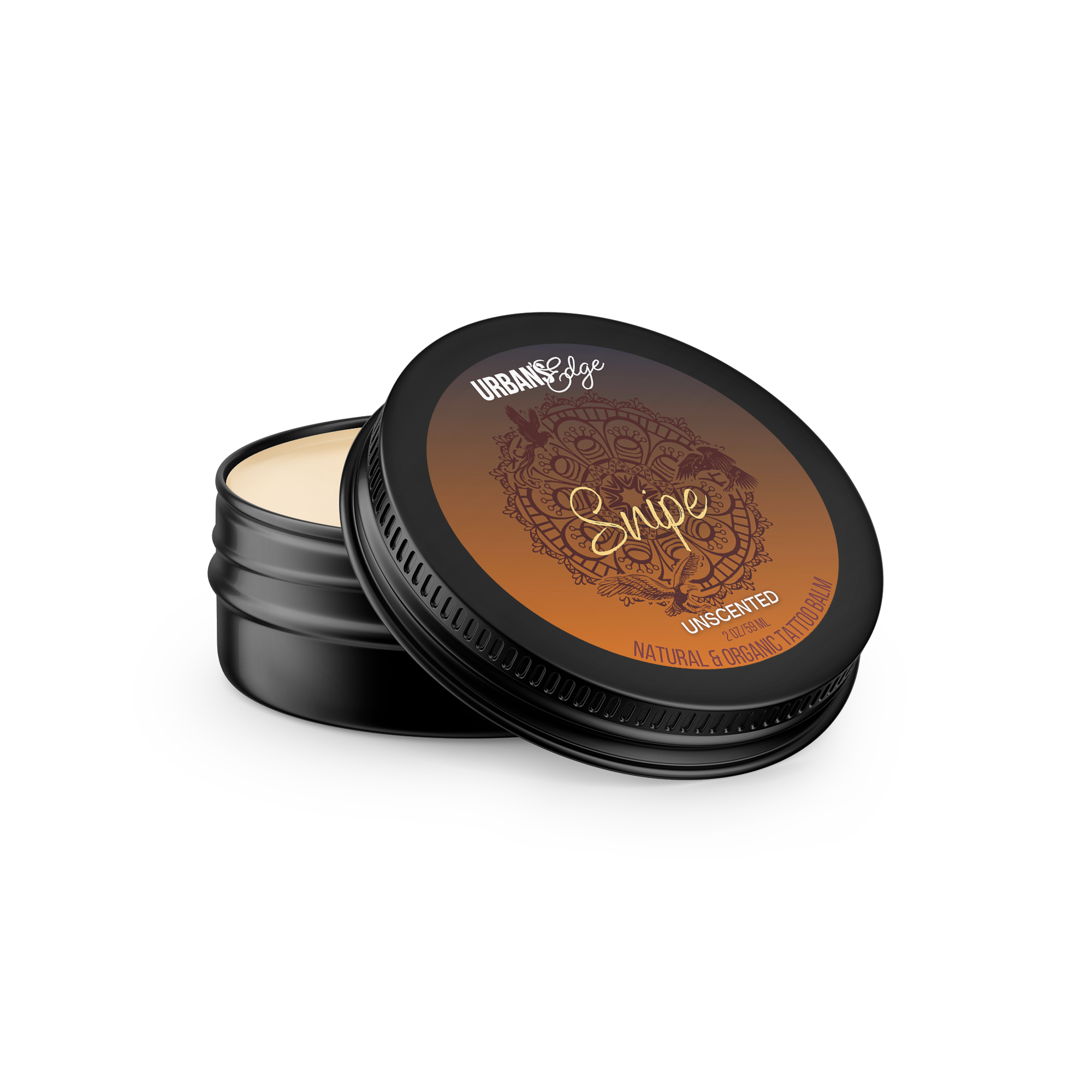 Snipe Unscented Tattoo Balm: Pure care for sensitive skin & vibrant tattoos. Vegan, natural & fragrance-free. Deeply hydrates, promotes healing & enhances color. Made in USA, order Snipe now!