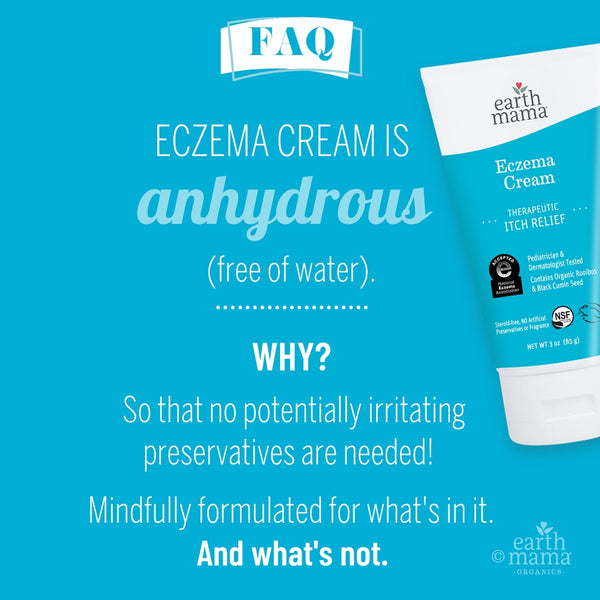 Earth Mama Eczema Cream: Soothing Itch Relief for Sensitive Skin & Eczema (For You & Baby!)