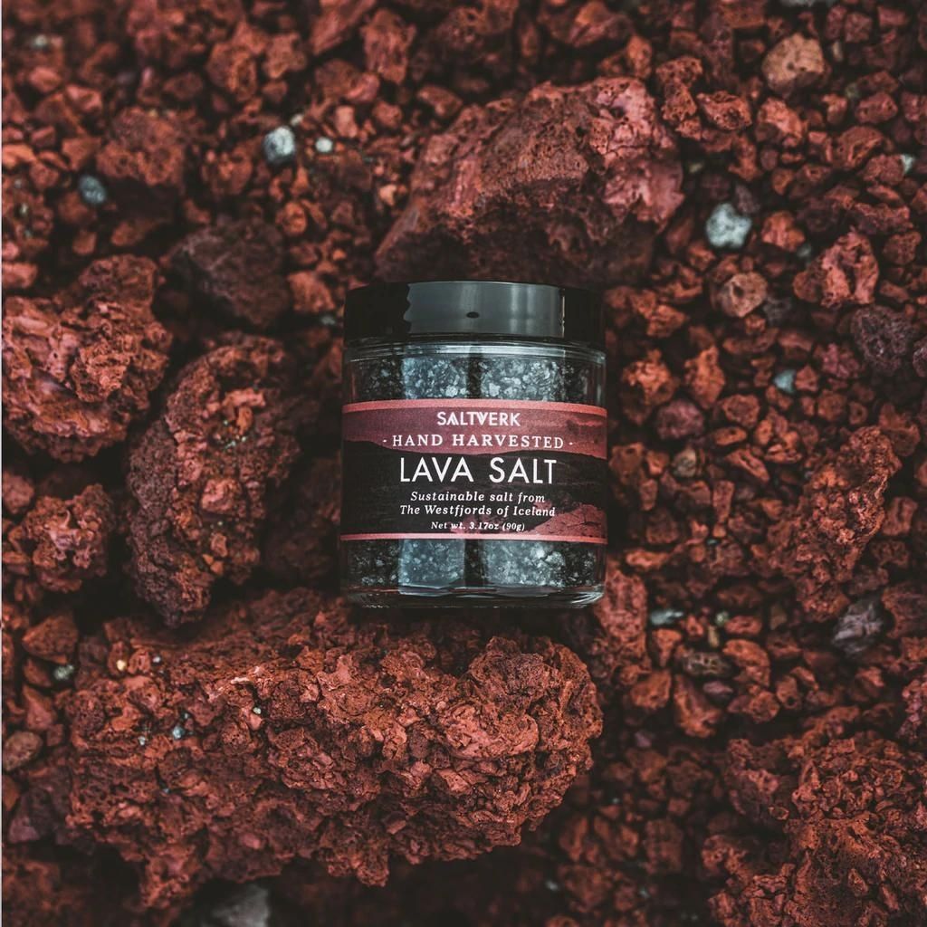 Lava Salt - Sustainable, with minerals, Sea Salt Saltverk Inc