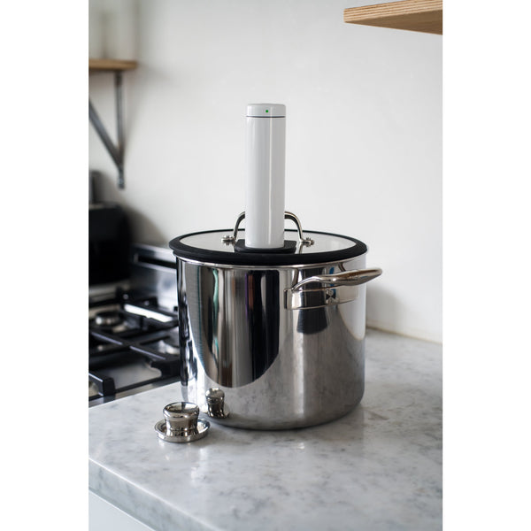 Tri-Ply Stainless Steel  afe  Dishwasher and Oven Safe (Ceramics are Microwave Safe as well) Easy to Stack; Easy to Clean Sustainably Packaged Lifetime Guaranteed