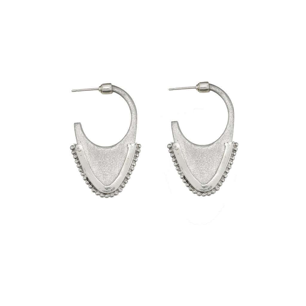 The Tribal Dome Earrings + Virtuous Circle Ear Cuff Set - Sustainable fashion that aligns with your values and elevates your style.
