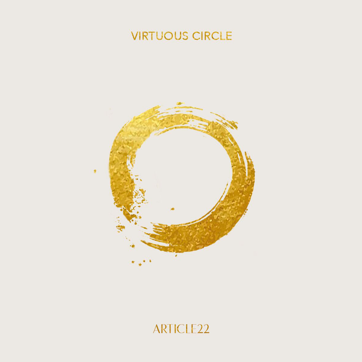Embrace Minimalist Elegance with the Virtuous Circle Large Hoops**
