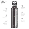 Peony Water Bottle With Gift Tube -  Ice and hot drinks |  Eco-friendly | Woman owned business My Bougie Bottle