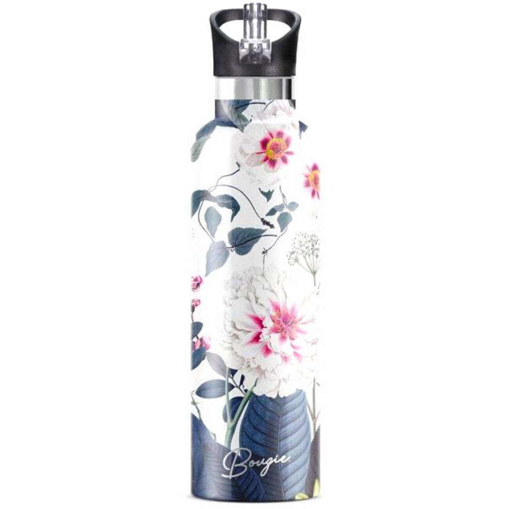 Peony Water Bottle With Gift Tube -  Ice and hot drinks |  Eco-friendly | Woman owned business My Bougie Bottle