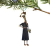 Lady Pelican Christmas Ornament - Eco-friendly, Zero Waste, plastic free, handmade