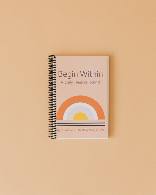 BEGIN WITHIN ECO-FRIENDLY WELLNESS JOURNAL (SPIRAL BOUND EDITION) - Pink - Eco-friendly