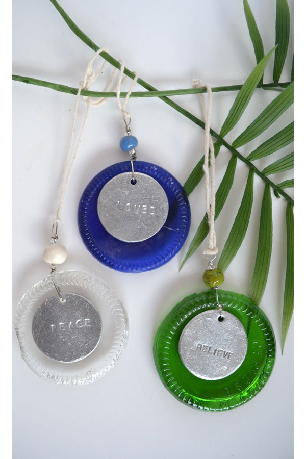Upcycled Bottle Cap Ornament: A Celebration of Second Stories**