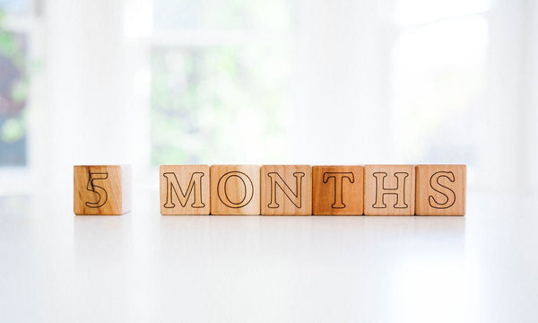 These beautiful and sustainable wooden blocks are the perfect way to track your child's growth and milestones. Made from 100% maple wood, the blocks are finished with a natural beeswax and flaxseed oil finish that is safe for all ages. The blocks are laser etched with the numbers 0-9 on one side and the letters WEEKS and MONTHS on the other, making them easy to use to track your child's progress. The set also comes in its own drawstring carry bag, making it perfect for taking on the go.
