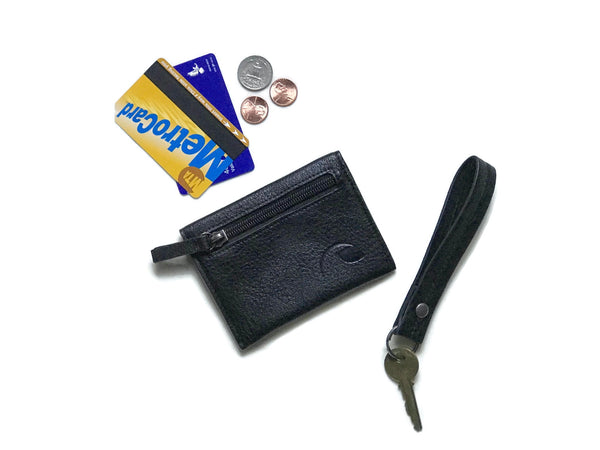Coin Wallet & Keychain Wristlet Gift Set - Vegan & Eco-Friendly
