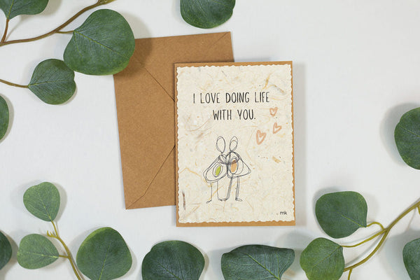 Celebrate love & life with eco-friendly Banana Paper Baby Cards! Unique, handmade designs. Blank inside, sustainable choice. Shop now & send heartfelt greetings! ✨