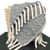 Chunky Black Stripe Alpaca Throw - Handmade & Fair Trade