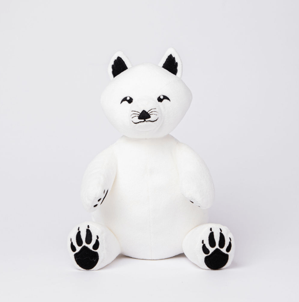 Nanook the Arctic Fox - Stuffed animal - Eco-Friendly, Zero Waste, Recycled Sustainimals