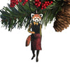 Red Panda Christmas Ornament - Eco-friendly, Zero Waste, plastic free, handmade