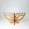 Elevate your Hanukkah celebrations with our stunning Grand Lotus Flower Menorah. Crafted from sustainable bamboo and featuring a captivating design, this eco-friendly menorah is perfect for any occasion. Order yours today!