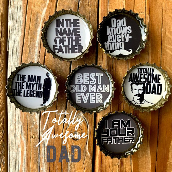 Totally Awesome Dad Magnet - Six Pack