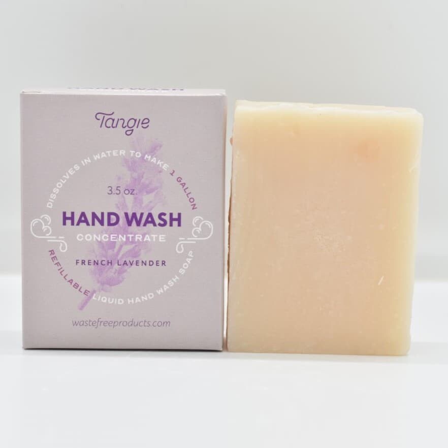 Lavender Hand Wash Concentrate - Ditch plastic, make 1 gallon! Eco-friendly, refillable, natural, lavender scent. Works in any dispenser. Shop now!