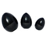 The Large Black Obsidian Yoni Egg is a powerful tool for women's pelvic floor exercises and sexual wellness. It is made of 100% natural obsidian, which is a highly absorbent stone that can help to draw out toxins and impurities. The egg is also smooth and polished, making it comfortable to wear.