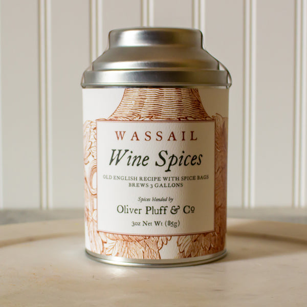 Embrace the holiday spirit with Oliver Pluff & Co.'s Wine Spices Wassail Kit. Featuring a blend of traditional spices, this kit makes it easy to create a delicious and festive mulled wine, perfect for cozy gatherings.