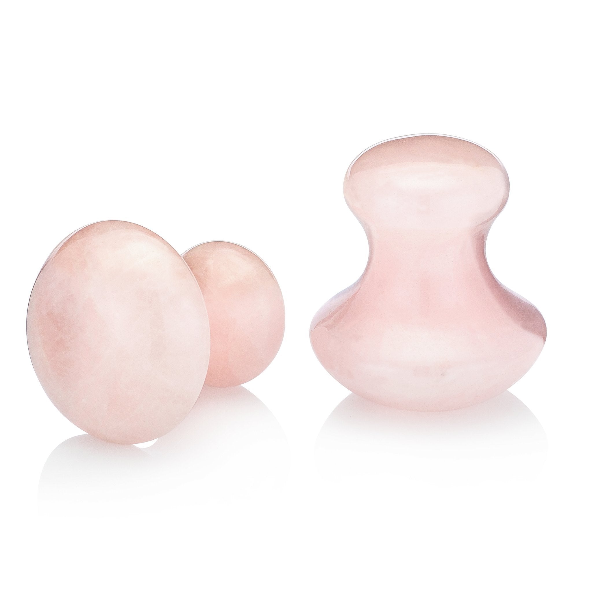 Outil facial en quartz rose (1 pièce) - Durable et ayurvédique