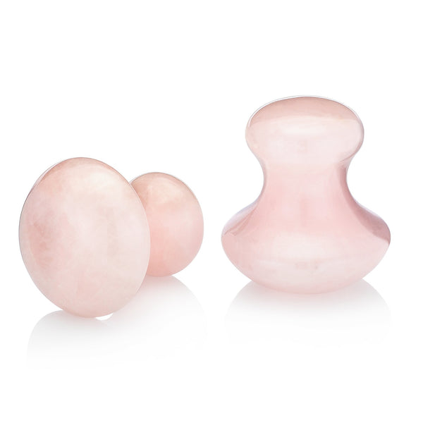 Outil facial en quartz rose (1 pièce) - Durable et ayurvédique