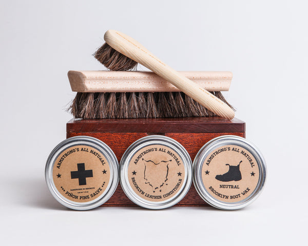 A sustainable gift These are premium reclaimed, upcycled cigar boxes that we have painstakingly restored and refinished to hold your leather and shoe care products, salves, and whatever else you want.