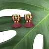 Jhumka Tassel Earrings: Boho chic meets Indian tradition. Ethically-sourced, handcrafted earrings in 4 colors! Shop now!