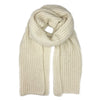 Chunky Snow Knit Alpaca Scarf - Handmade & Fair Trade