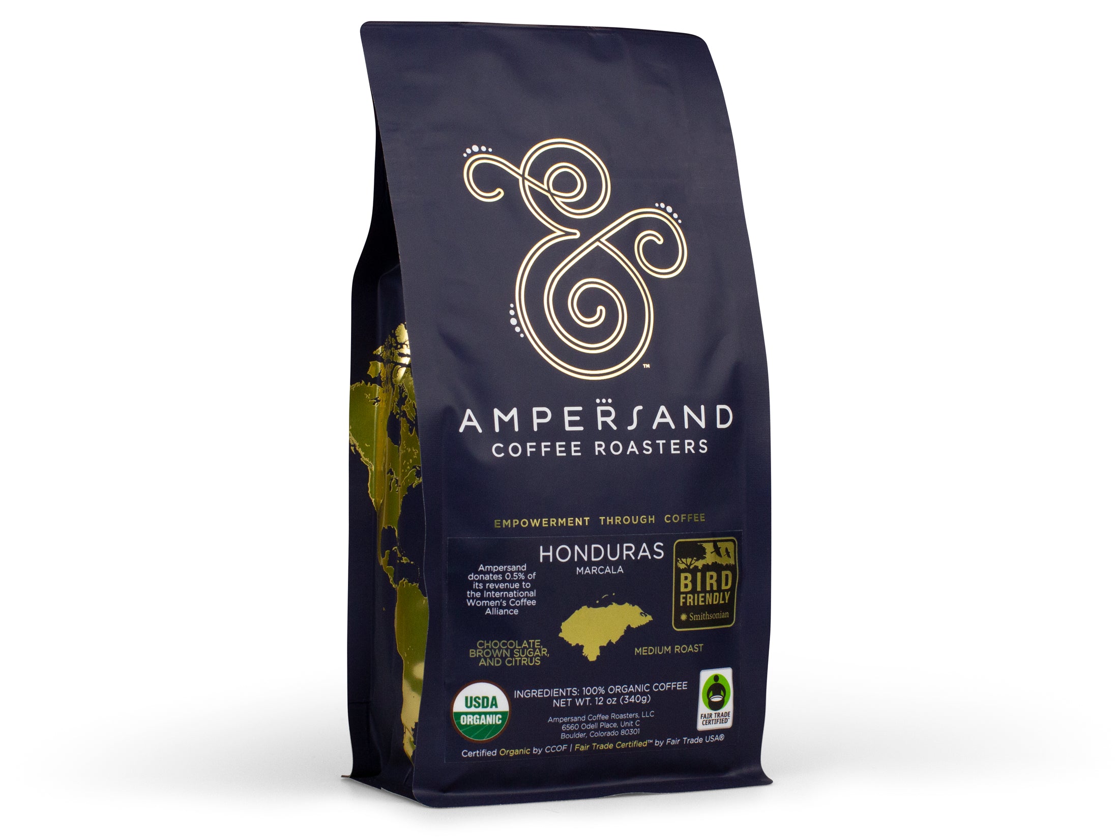 Ampersand's Honduras Marcala: Organic, Bird-Friendly coffee with milk chocolate, brown sugar & a citrusy finish.

 Fair Trade, supports women in coffee & eco-friendly practices. Shop sustainable coffee now!