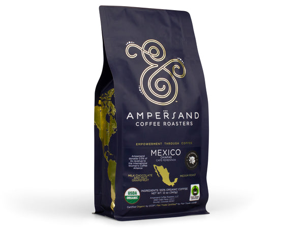 Mexico Chiapas: Organic, Smooth Coffee with Milk Chocolate & Grapefruit Notes , 12 oz.